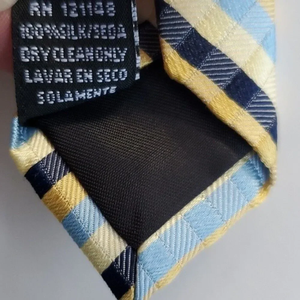 US POLO ASSOCIATION SILK GINGHAM CHECK PLAID 3.5 by 57